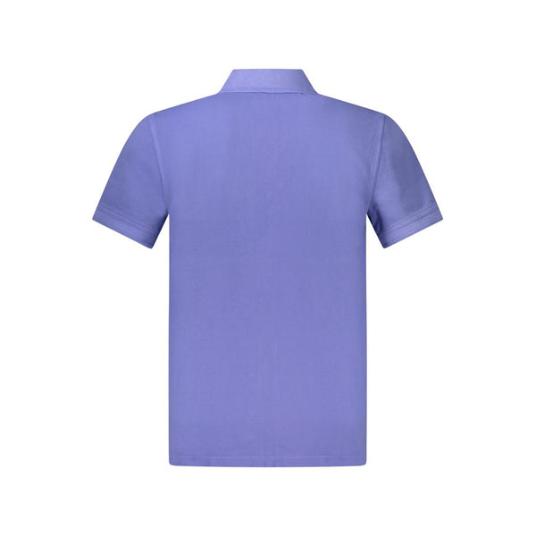 Blue Cotton Polo Shirt Hugo Boss