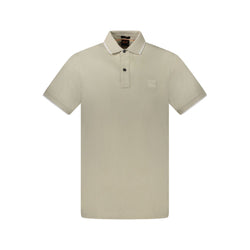 Beige Cotton Polo Shirt Hugo Boss