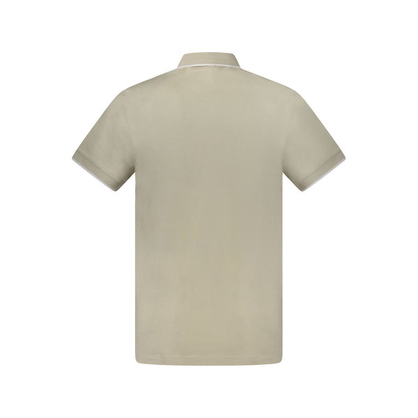 Beige Cotton Polo Shirt Hugo Boss