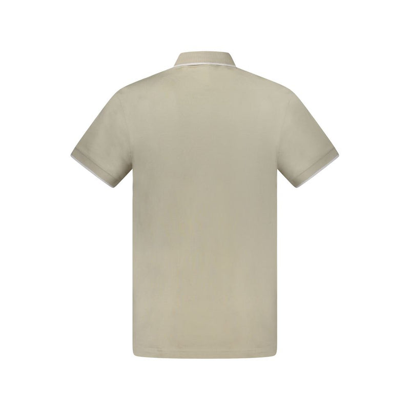 Beige Cotton Polo Shirt Hugo Boss