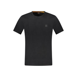 Black Cotton T-Shirt Hugo Boss