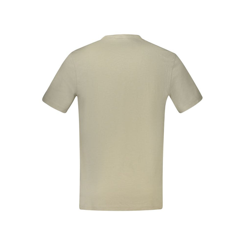 Beige Cotton T-Shirt Hugo Boss