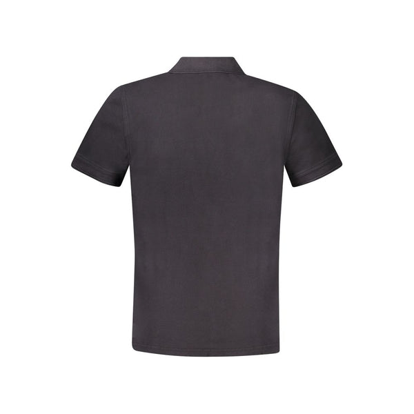 Black Cotton Polo Shirt Hugo Boss