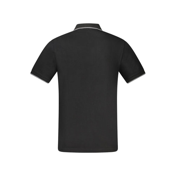 Black Cotton Polo Shirt Hugo Boss