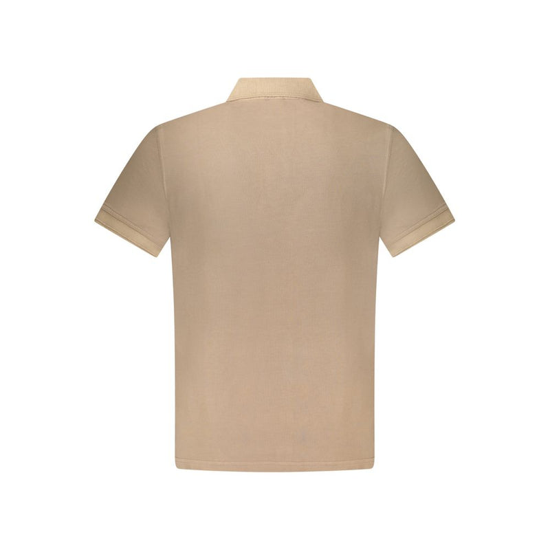 Brown Cotton Polo Shirt Hugo Boss