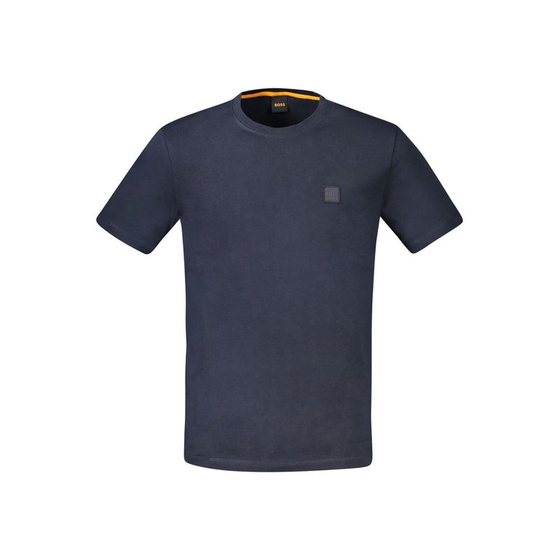 Blue Cotton T-Shirt Hugo Boss