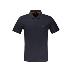 Blue Cotton Polo Shirt Hugo Boss