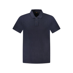 Blue Cotton Polo Shirt Hugo Boss