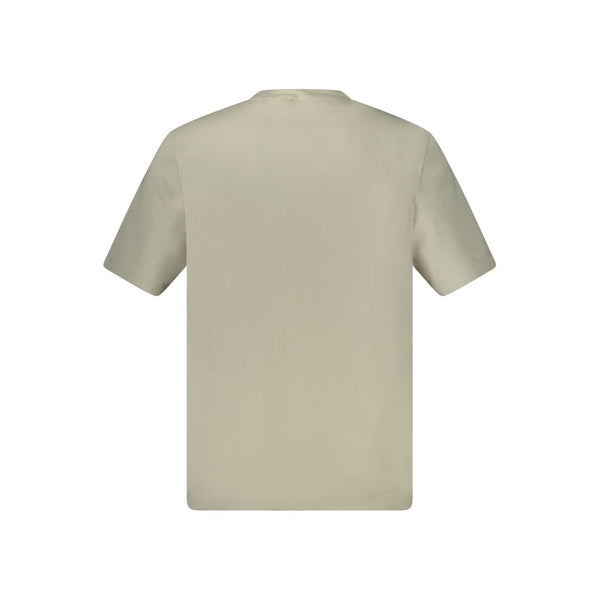 Beige Cotton T-Shirt Hugo Boss