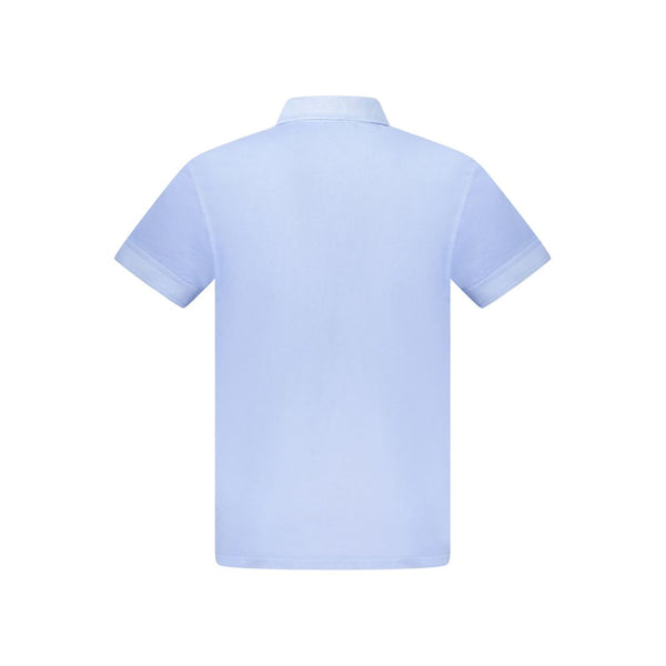 Light Blue Cotton Polo Shirt Hugo Boss