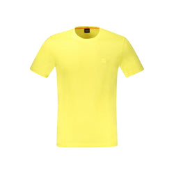 Yellow Cotton T-Shirt Hugo Boss