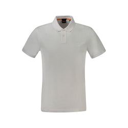 White Cotton Polo Shirt Hugo Boss