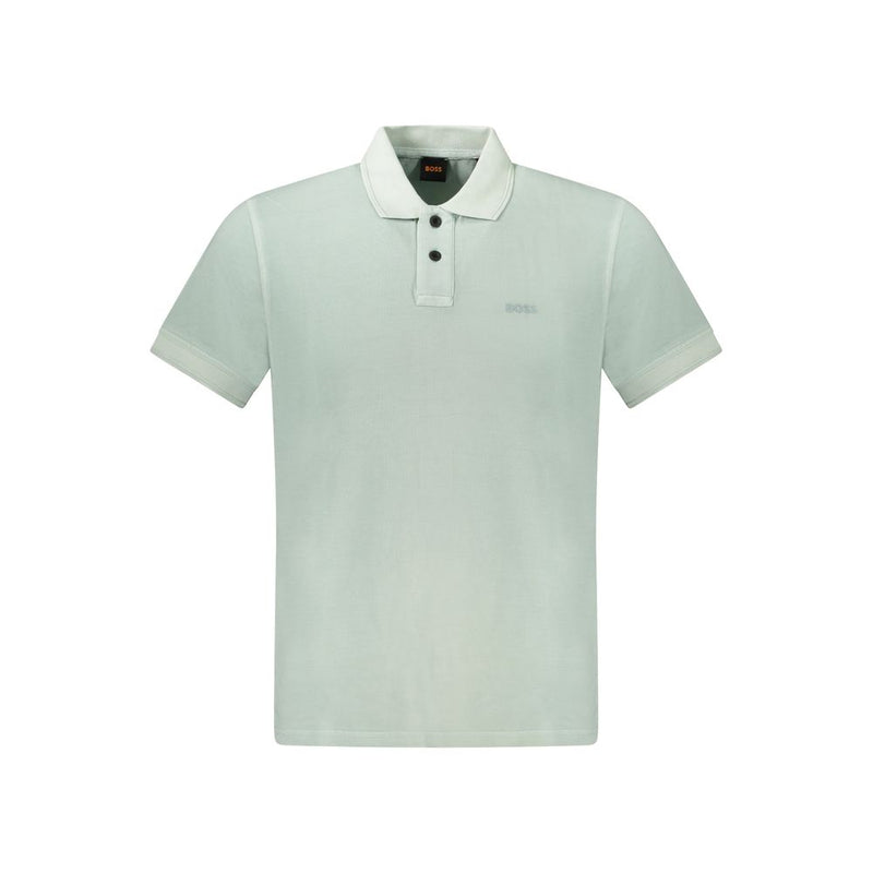 Green Cotton Polo Shirt Hugo Boss