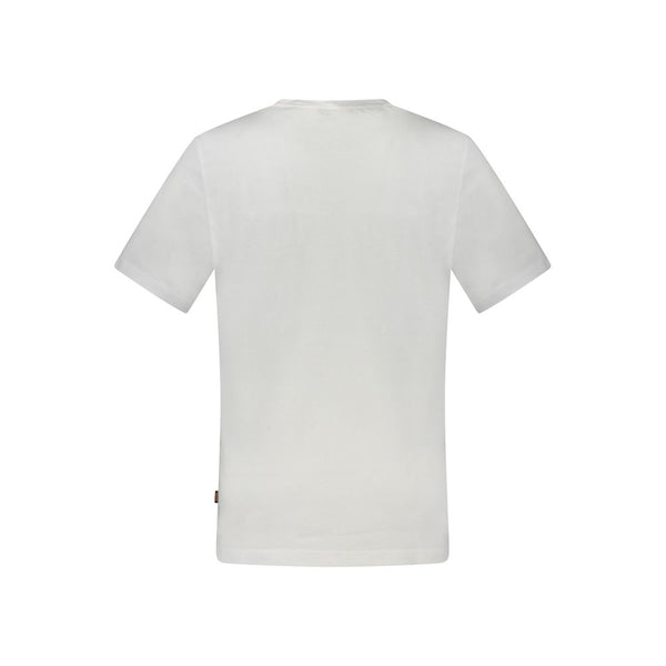 White Cotton T-Shirt Hugo Boss