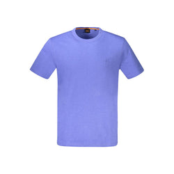 Blue Cotton T-Shirt Hugo Boss