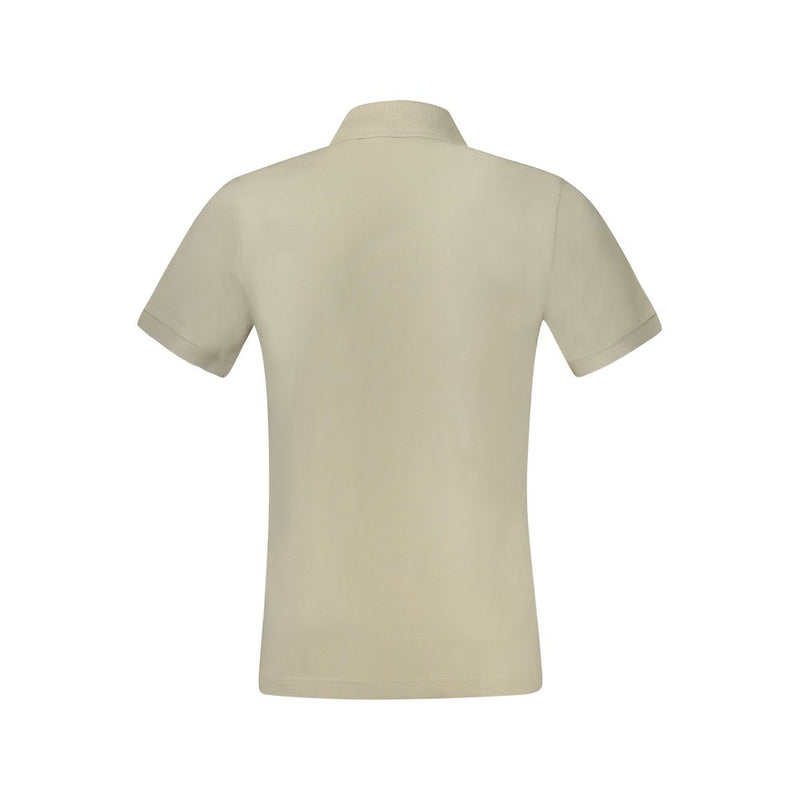 Beige Cotton Polo Shirt Hugo Boss