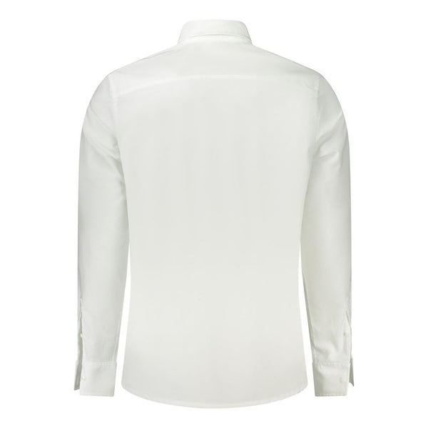 White Cotton Shirt Calvin Klein