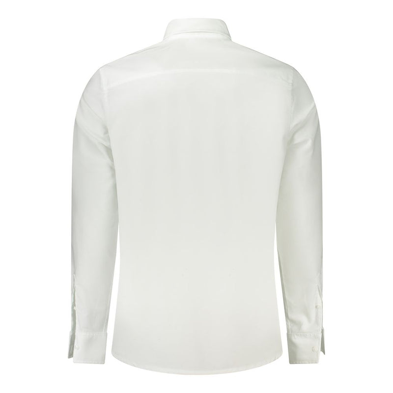 White Cotton Shirt Calvin Klein