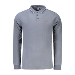 Gray Cotton Polo Shirt Norway 1963