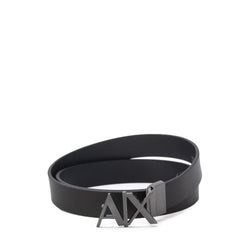 Black Leather Belt Armani Exchange