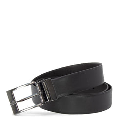 Black Leather Belt Armani Exchange