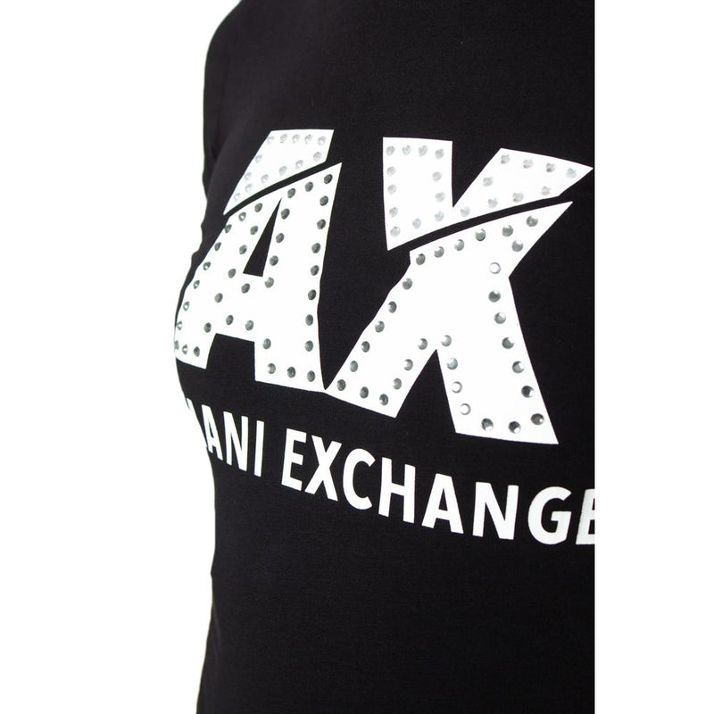 Black Cotton Tops & T-Shirt Armani Exchange