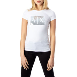 White Cotton Tops & T-Shirt Armani Exchange