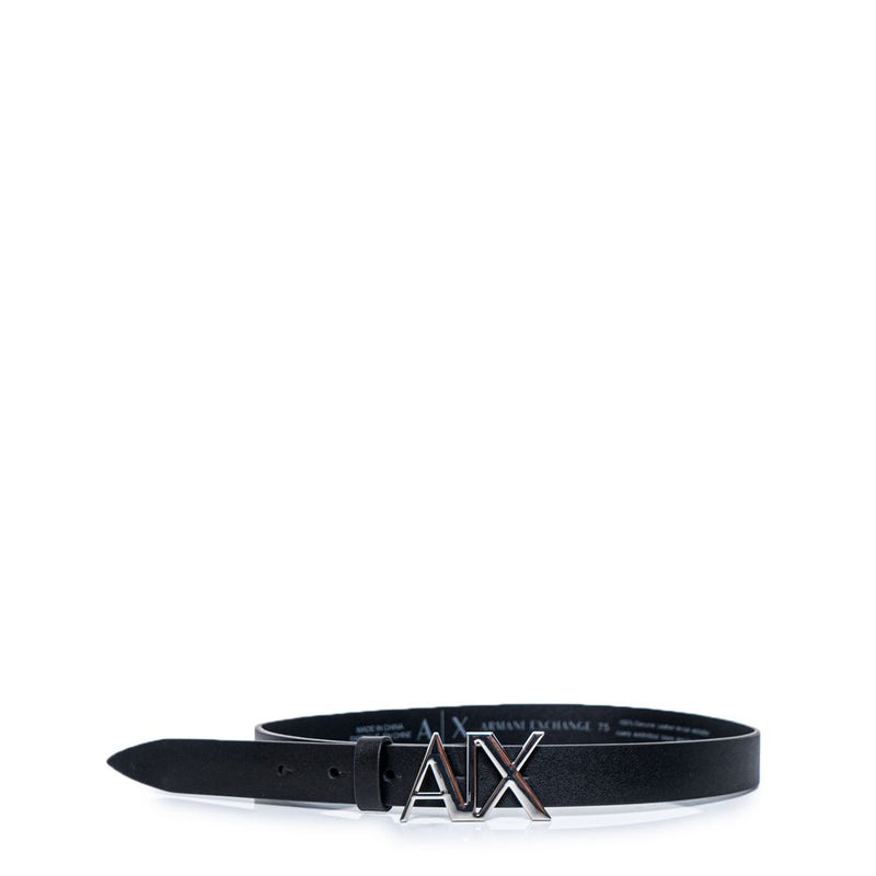 Black Leather Belt Armani Exchange