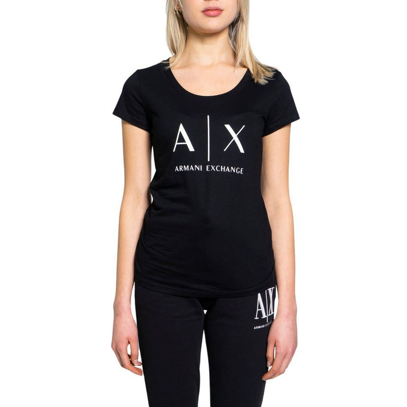 Black Cotton Tops & T-Shirt Armani Exchange