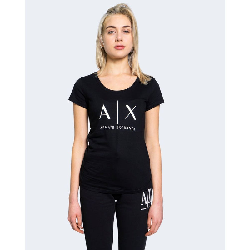 Black Cotton Tops & T-Shirt Armani Exchange