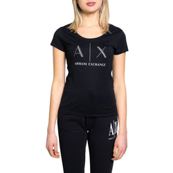 Black Cotton Tops & T-Shirt Armani Exchange