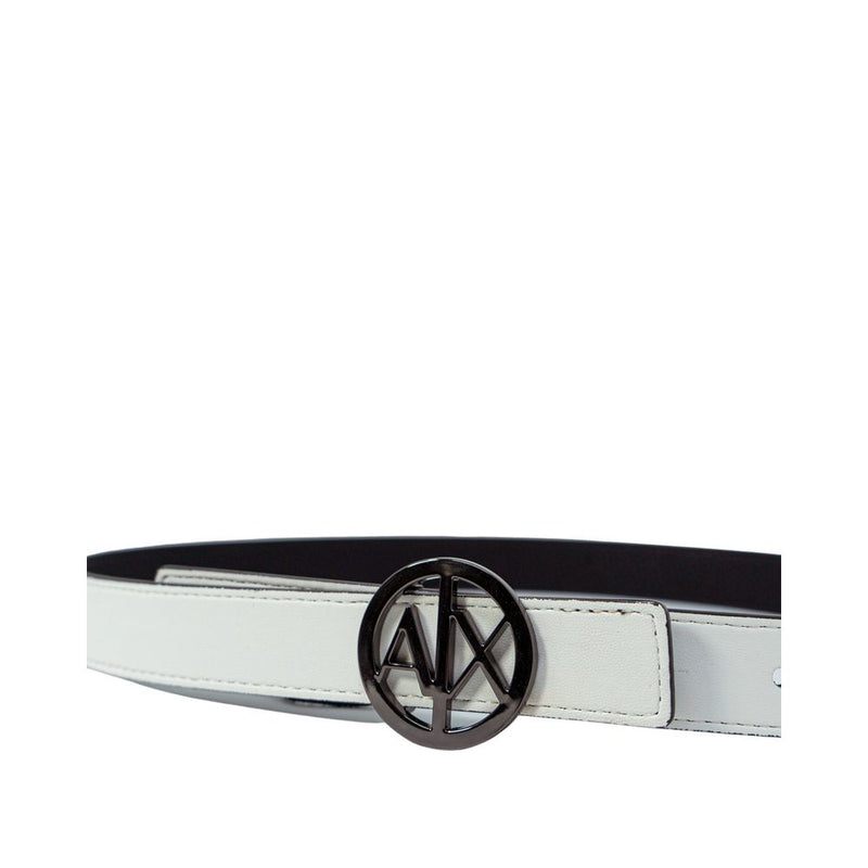 Black Polyester Belt Armani Exchange