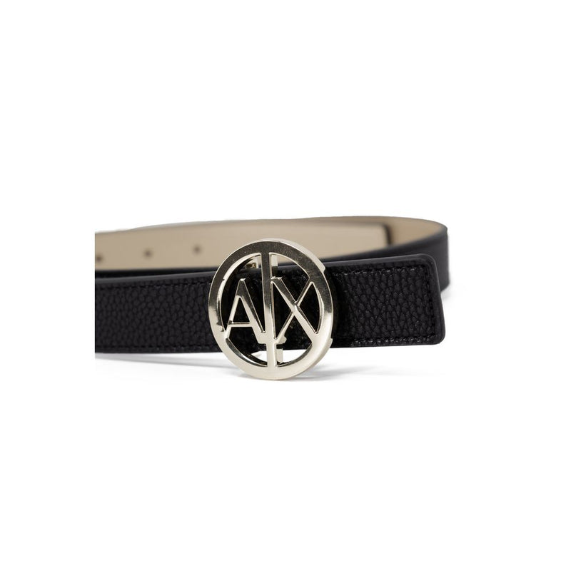 Gold Polyester Belt Armani Exchange