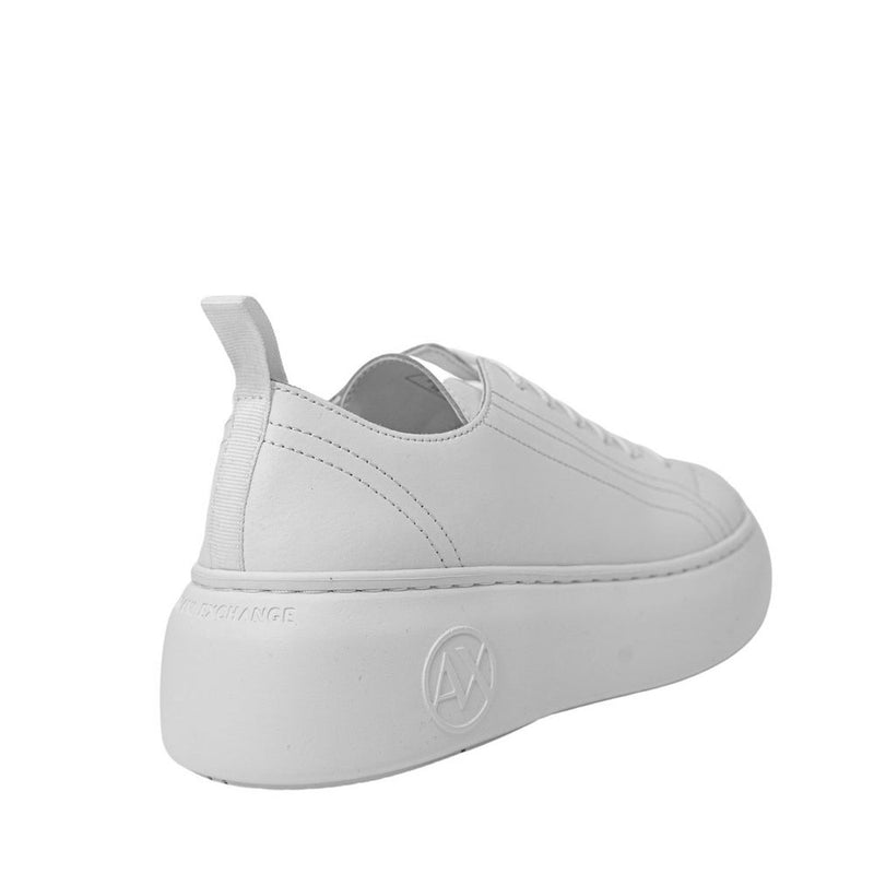 White Leather Sneaker Armani Exchange