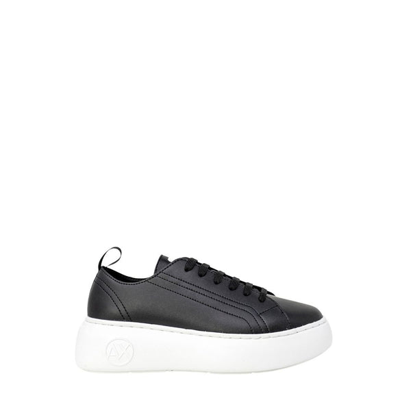 Black Synthetic Leather Sneaker Armani Exchange