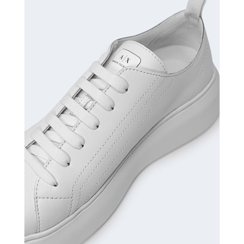 White Leather Sneaker Armani Exchange