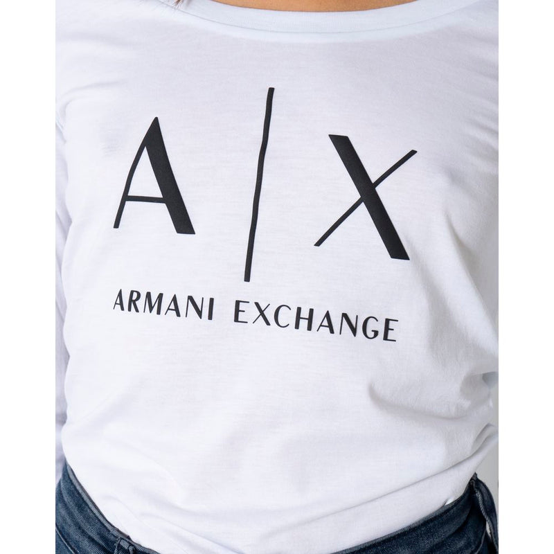 White Cotton Tops & T-Shirt Armani Exchange