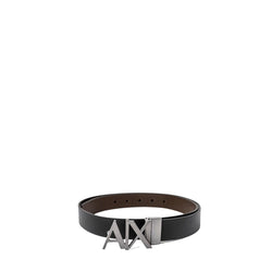 Black Leather Belt Armani Exchange