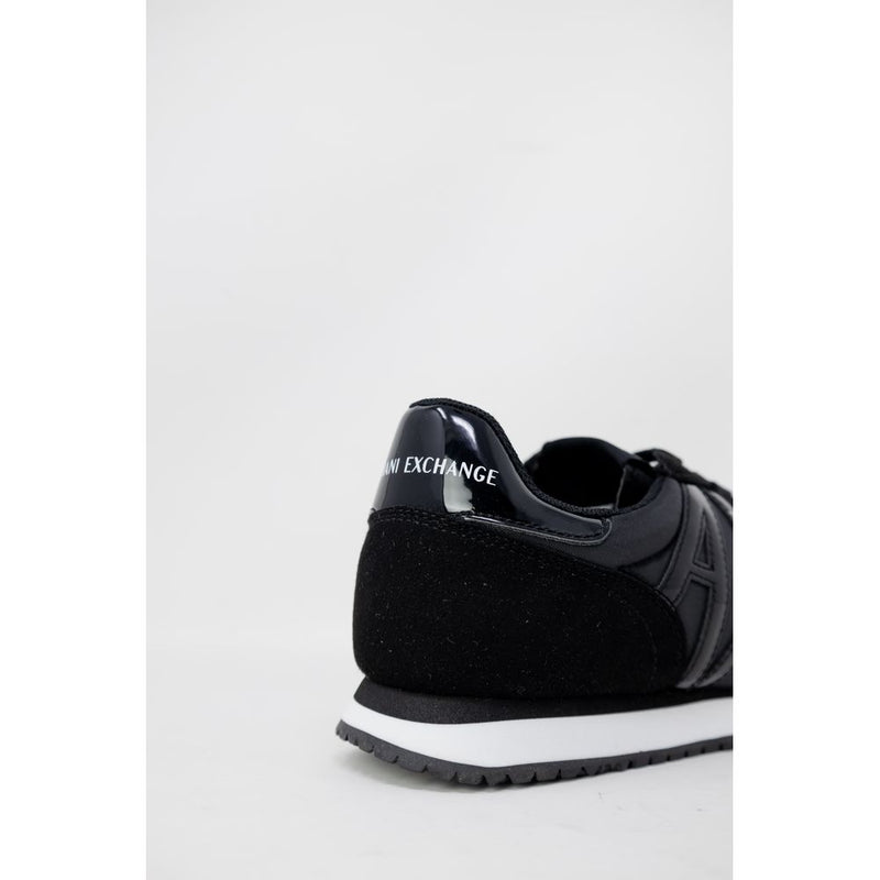 Black Polyester Sneaker Armani Exchange