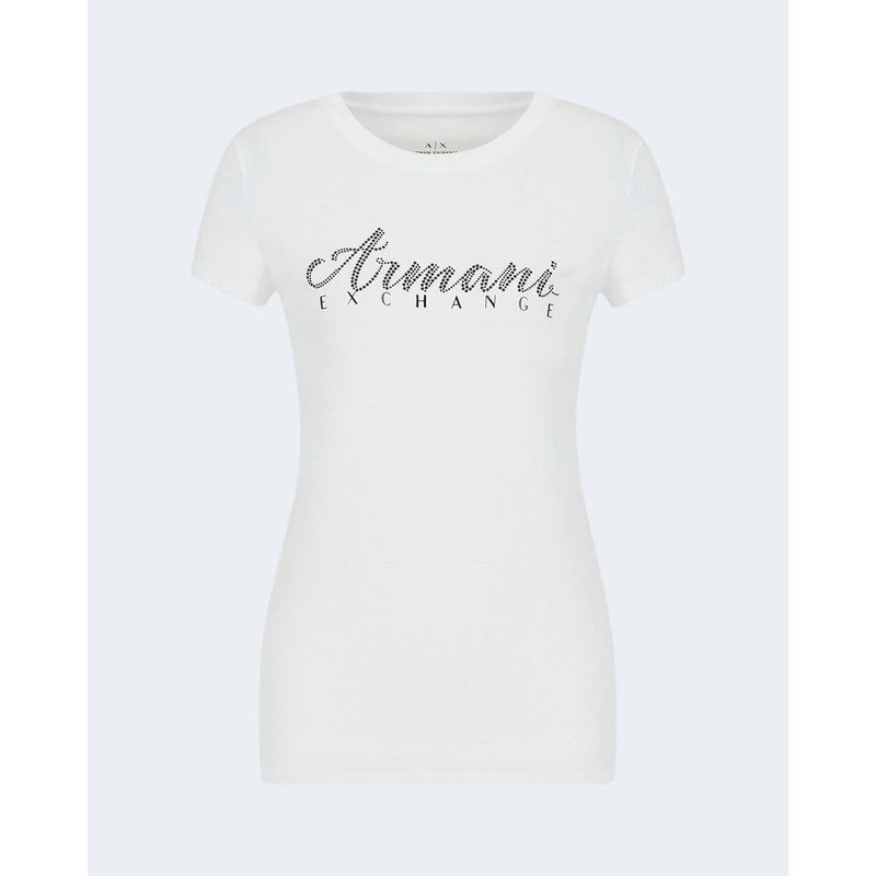 White Cotton Tops & T-Shirt Armani Exchange