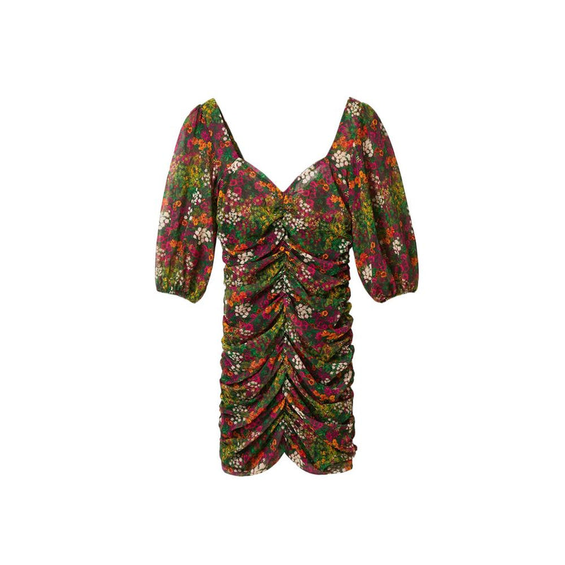 Green Polyester Dress Desigual