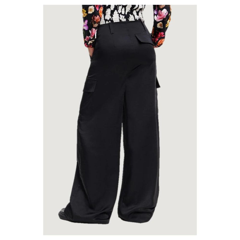 Black Viscose Jeans & Pant Desigual