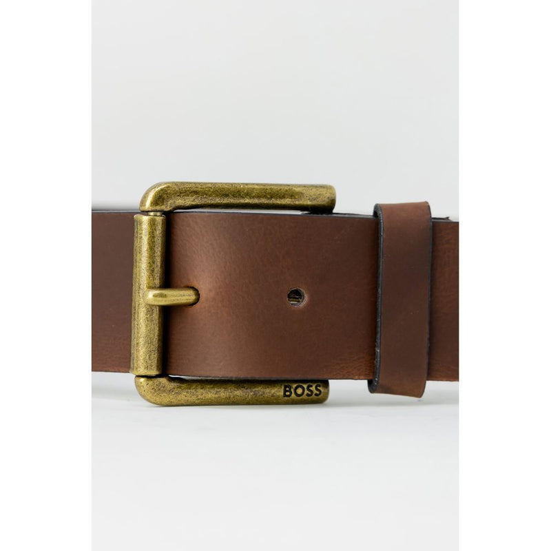 Brown Leather Belt Hugo Boss