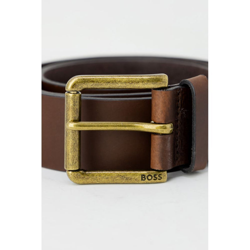 Brown Leather Belt Hugo Boss