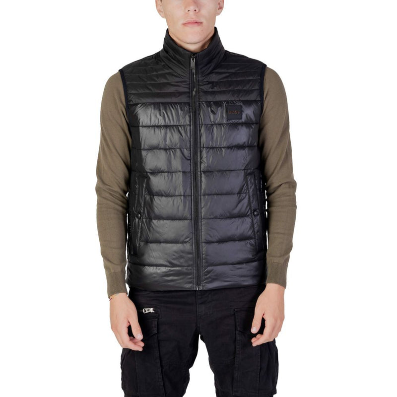 Black Polyamide Jacket Hugo Boss