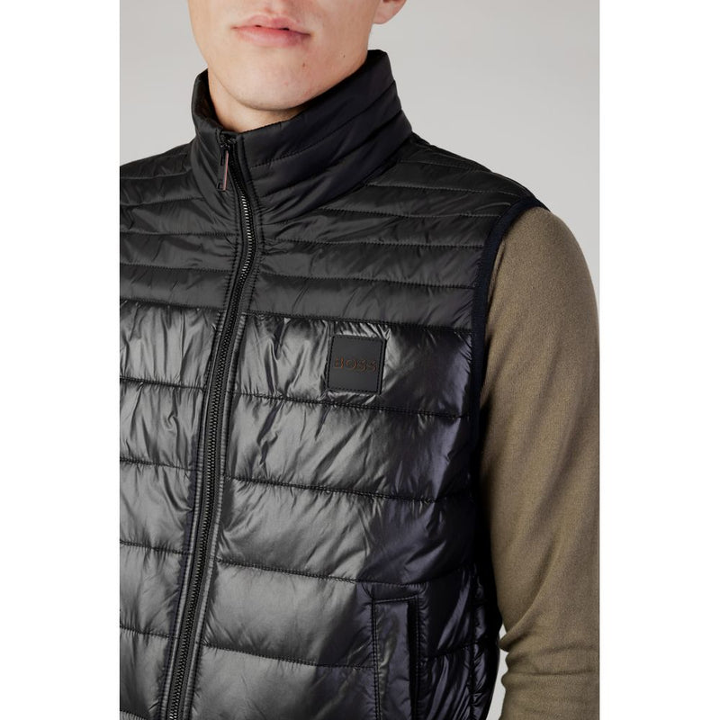 Black Polyamide Jacket Hugo Boss