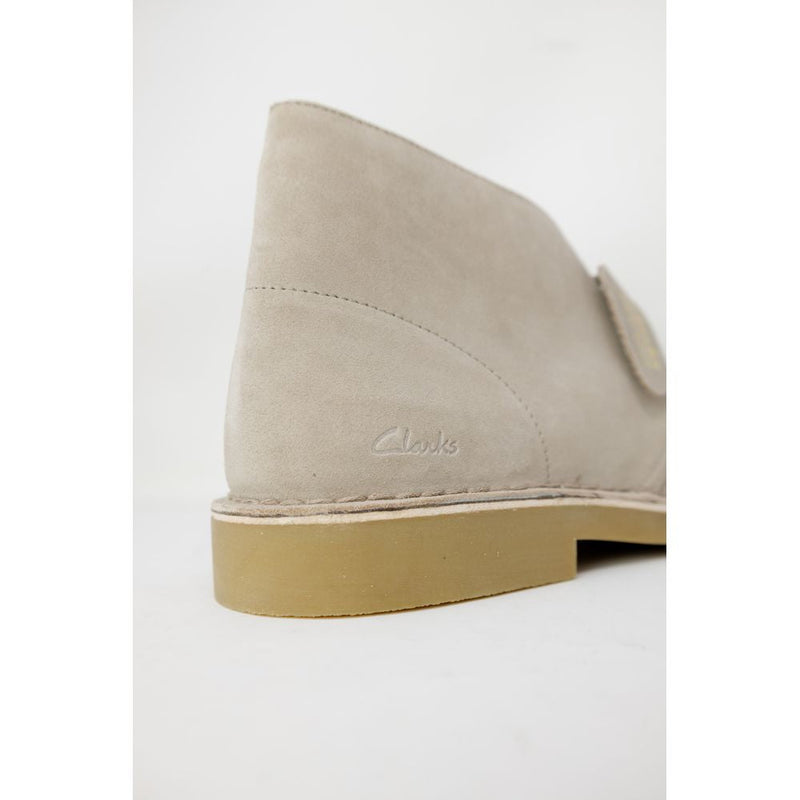 Gray Leather Boot Clarks