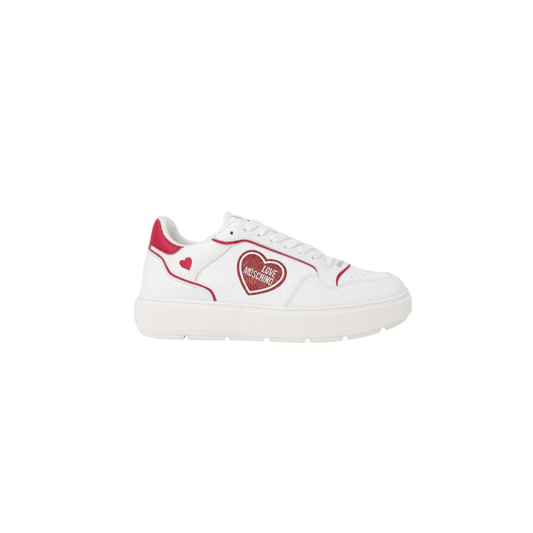 Red Polyethylene Sneaker Love Moschino