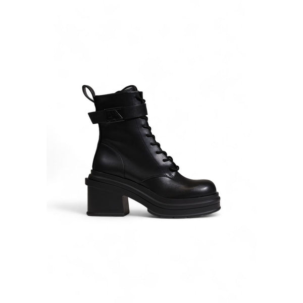 Black Polyester Boot Armani Exchange