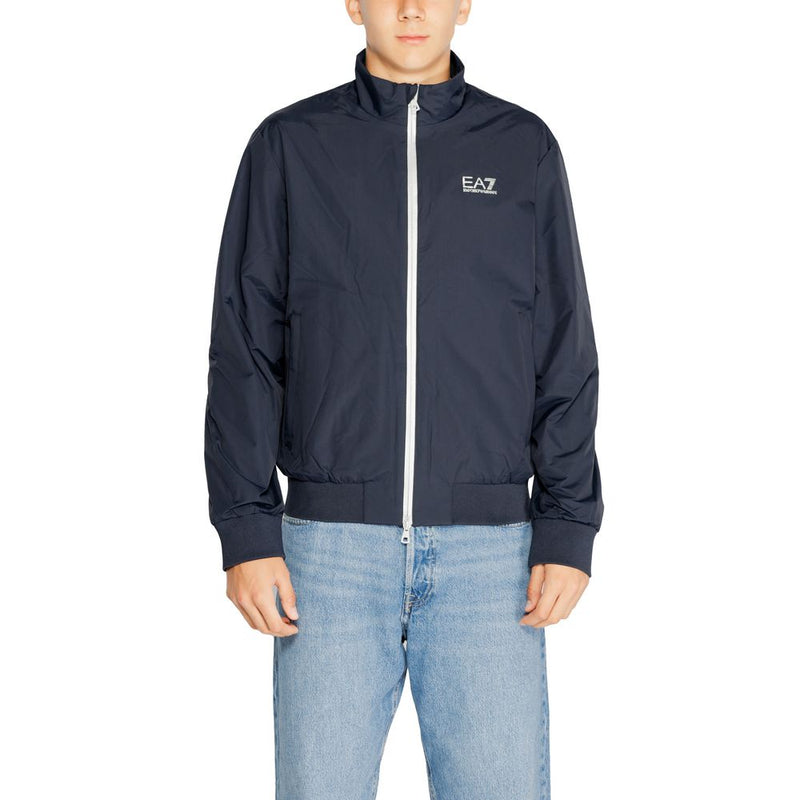 Blue Polyamide Jacket EA7 Emporio Armani